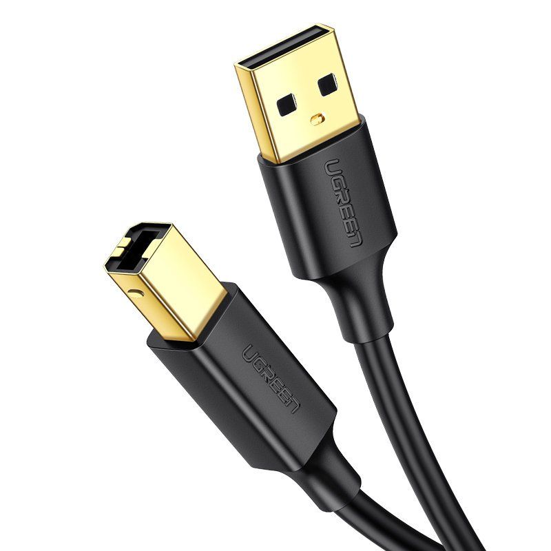 Ugreen US135 USB 2.0 A-B 480 Mbps 1,5m kábel - fekete